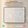 Koupelnové zrcadlo HOMCOM s LED osvětlením, funkcí proti Náhled obrázku produktu 7