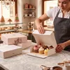KAPAK Veľká krabička na sušienky, 5 ks, biela, 25 x 21 x 7 Náhľad obrázku produktu 6