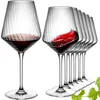 IMPERIAL glass Bordeauxgläser 6er Set – geriffelte Produktbild-Vorschau 1