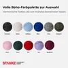 STANKE Makramee Garn 3mm 100 m Farbe Schwarz - Baumwollgarn Produktbild-Vorschau 4