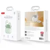 The image shows the front and side packaging of a pair of green wireless earphones. Náhľad obrázku produktu