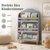 Kinderbücherregal, 3-stöckiges Kinderregal, aus MDF-Holz, Produktbild-Vorschau 6