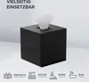 ovimar quadratische Kosmetiktücher Box Teksmona | Edelstahl Produktbild-Vorschau 5