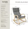 Fauteuil à bascule Roca - gris clair Voir les images du produit 6