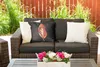 MuchoWow® Outdoor Kissen - Blätter - Chic - Gold - Pflanzen Produktbild-Vorschau 5