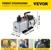 Pompa próżniowa VEVOR 12CFM Pompa próżniowa 1HP 0,3 Pa Podgląd zdjęcia produktu 7