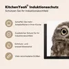 KitchenYeah© Herdabdeckplatte Eule - Eule - Porträt - Braun Produktbild-Vorschau 6