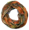 styleBREAKER Damen Loopschal Feder Muster Batik Style | Produktbild-Vorschau 1