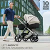 Kinderkraft MOOV 2 AIR Poussette 3 en 1 - Roues gonflables Voir les images du produit 2