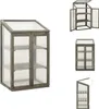 vidaXL Gewächshaus 60x45x100 cm Tannenholz -  Gewächshäuser Produktbild-Vorschau 1