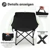 SUNULA Campingstuhl Faltbar 100 kg, Camping Klappstuhl Produktbild-Vorschau 3