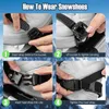 COSTWAY Set di racchette da neve 4 in 1, numero di scarpe Anteprima dell’immagine prodotto 8