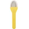 A yellow utensil with a clear lid, standing upright against a white background. Anteprima dell’immagine prodotto