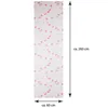 A product image showing a long, narrow fabric panel with a floral pattern, with dimensions indicated by arrows and text. Produktbild-Vorschau