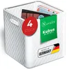 Novaliv 4x Box 30x30x30 cm Weiß Boxen für Kallax Regal Produktbild-Vorschau 1