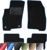 Fußmatten Auto Velours Autoteppiche Schwarz Automatten Set Produktbild-Vorschau 1