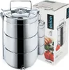 Contenitore termico per alimenti in acciaio inox con tre Anteprima dell’immagine prodotto 9