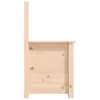 vidaXL Sitzbank 80x41x77 cm Massivholz Kiefer Produktbild-Vorschau 7
