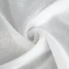 A close-up view of white fabric, likely a curtain or sheer textile, with folds and texture visible. Produktbild-Vorschau
