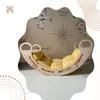 Montessori houpačka s polštářem (v žluté barvě), přírodní, Náhled obrázku produktu 7