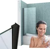 Aston Badewannenabdeckung 1-Flügelig 70X150 Fix Schwarz Produktbild-Vorschau 1