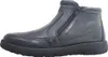 A black leather boot is shown against a white background. Produktbild-Vorschau