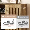 Armario para zapatos Tribesigns con puertas, estantería Vista previa de la imagen del producto 8