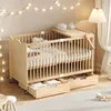 Flieks Gitterbett 70x140cm mit Rollen, Beistellbett Produktbild-Vorschau 3