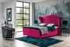 Luxusná boxspringová posteľ 180x200 RIANA - ružová + topper Náhľad obrázku produktu 1