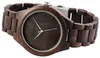 Excellanc analoge Herrenuhr aus Holz in dunkelbraun Produktbild-Vorschau 2