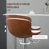 HOMCOM 2er-Set Barhocker, Bistrohocker mit Fußstütze, Produktbild-Vorschau 5