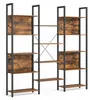 Relaxdays 4052025848385, Zwart, Bruin, 14 planken, Hout, Productafbeelding-voorbeeld 8