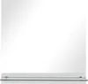 A product shot of a wall-mounted mirror with a glass shelf. Podgląd zdjęcia produktu