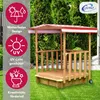 Coemo Spielhaus mit Sandkasten Sonnendach Spiel-Veranda Produktbild-Vorschau 3