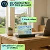 Moderne Funk-Wetterstation farbig: Rahmenloses LCD-Display Produktbild-Vorschau 4