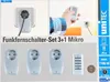 Set di interruttori radiocomandati 3+1 Micro argento (1 pz) Anteprima dell’immagine prodotto 9