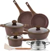 A set of cookware is displayed against a white background. Voir les images du produit