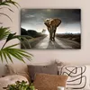 MuchoWow® - Leinwandbilder - Elefant - Natur - Straße, Produktbild-Vorschau 2