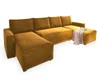 Masseno Ecksofa DENI mit Schlaffunktion U-Form, Sofa mit Produktbild-Vorschau 2