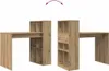 vidaXL Bureau Artisan-Chêne 108 x 55 x 103.5 cm Bois Voir les images du produit 10
