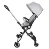 2 in 1 Kinderwagen 360°-Drehbar Sitz Kompakter Mini Produktbild-Vorschau 3