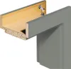 Komplettzarge Pertura Lack Edelgrau 198,5x98,5x26,5 cm Produktbild-Vorschau 1