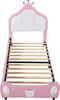 Merax Polsterbett Kinderbett 90x200cm mit Patchwork-Design, Produktbild-Vorschau 5