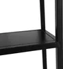 A close-up view of a black shelf on a white background. Anteprima dell’immagine prodotto