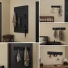 doporro Garderobenhaken Kleiderhaken Wand mit 14 Haken für Produktbild-Vorschau 4