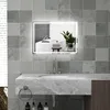 Lustro łazienkowe HOMCOM z oświetleniem 70 x 50 cm Lustro Podgląd zdjęcia produktu 2