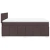 vidaXL Boxspringbett mit Matratze Dunkelbraun 140x200 cm Produktbild-Vorschau 7