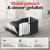 Aluminium Picknickkorb, 40 x 24 x 20 cm, schwarz Produktbild-Vorschau 9