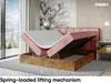 MEBLINI Boxspringbett mit Bettkasten - Gepolstert Produktbild-Vorschau 4