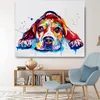 Peinture en chiffres avec cadre Peinture - Chien coloré 50 Voir les images du produit 2